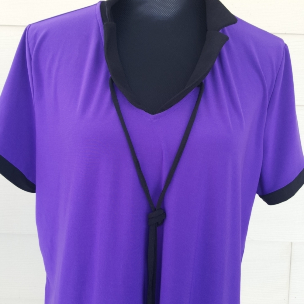 Purple Grape Stretch CASUAL LAND Top